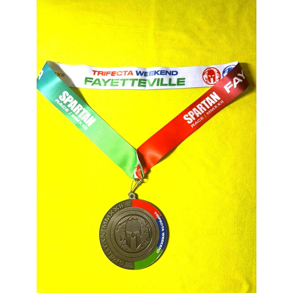 2022 Spartan Fayetteville Trifecta Weekend Medal